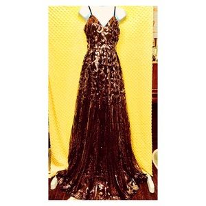 Formal sequin gown